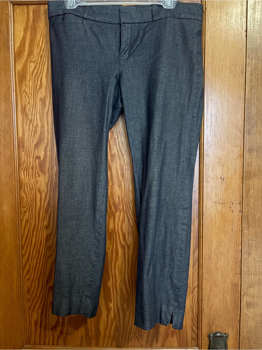 Banana Republic Women's Dark Gray Straight Leg Trousers